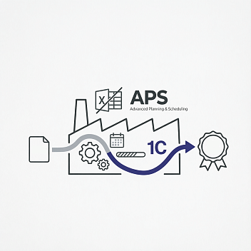 APS на производстве: как перейти от Excel-планирования к точному выполнению заказов